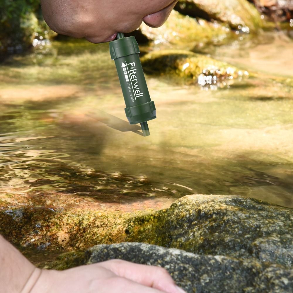 Water Purification Straw - ミニミニ浄水ストロー 直飲み浄水器 サバイバル浄水器 飲料水ろ過ストロー