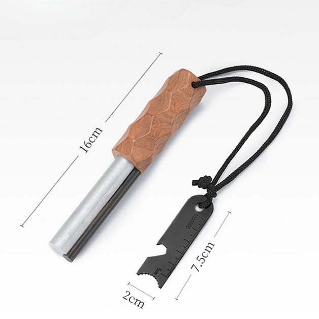 アウトドアフリント屋外点火マグネシウムスティック荒野サバイバ - Magnesium Fire Starter のレビューと価格