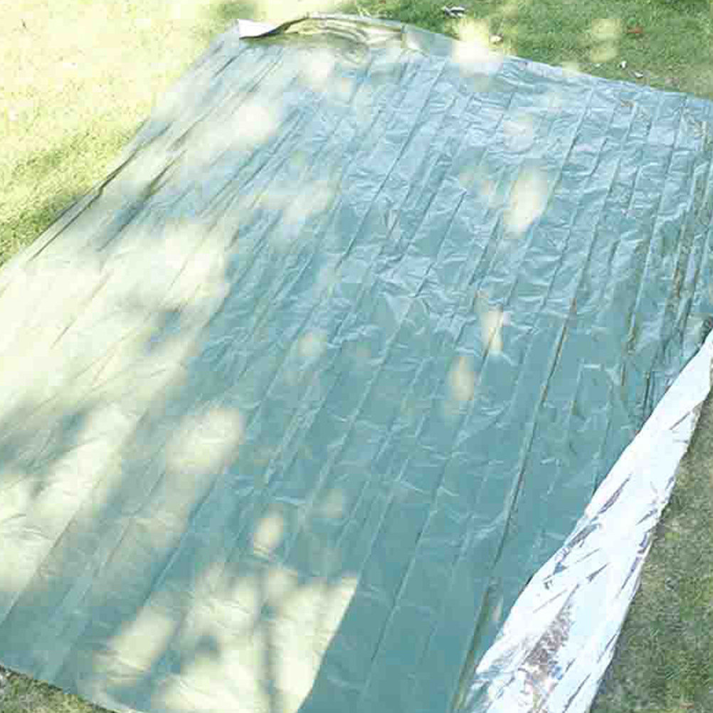3枚組 アウトドア用緊急ブランケット アルミ製サバイバル断熱 - Survival Blanket Reflective のレビューと価格