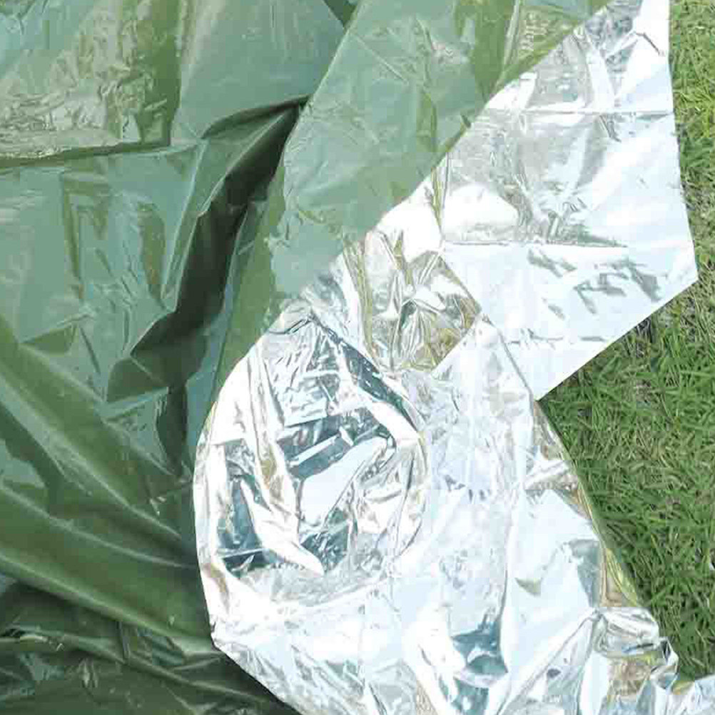 3枚組 アウトドア用緊急ブランケット アルミ製サバイバル断熱 - Survival Blanket Reflective のレビューと価格