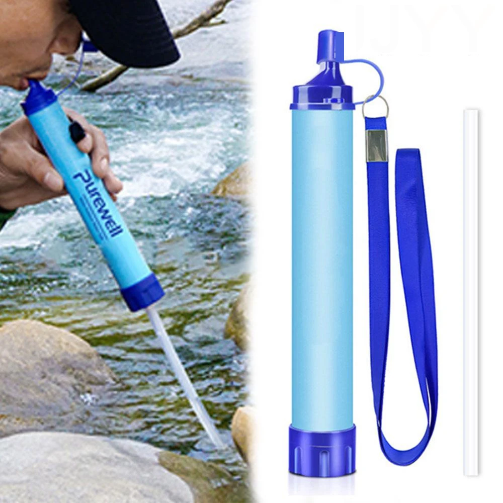屋外ミニ浄水器ストローキャンプ浄化ポータブルハイキング浄水器 - Water Purification Straw のレビューと価格