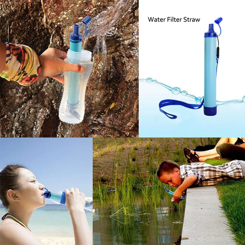 屋外ミニ浄水器ストローキャンプ浄化ポータブルハイキング浄水器 - Water Purification Straw のレビューと価格