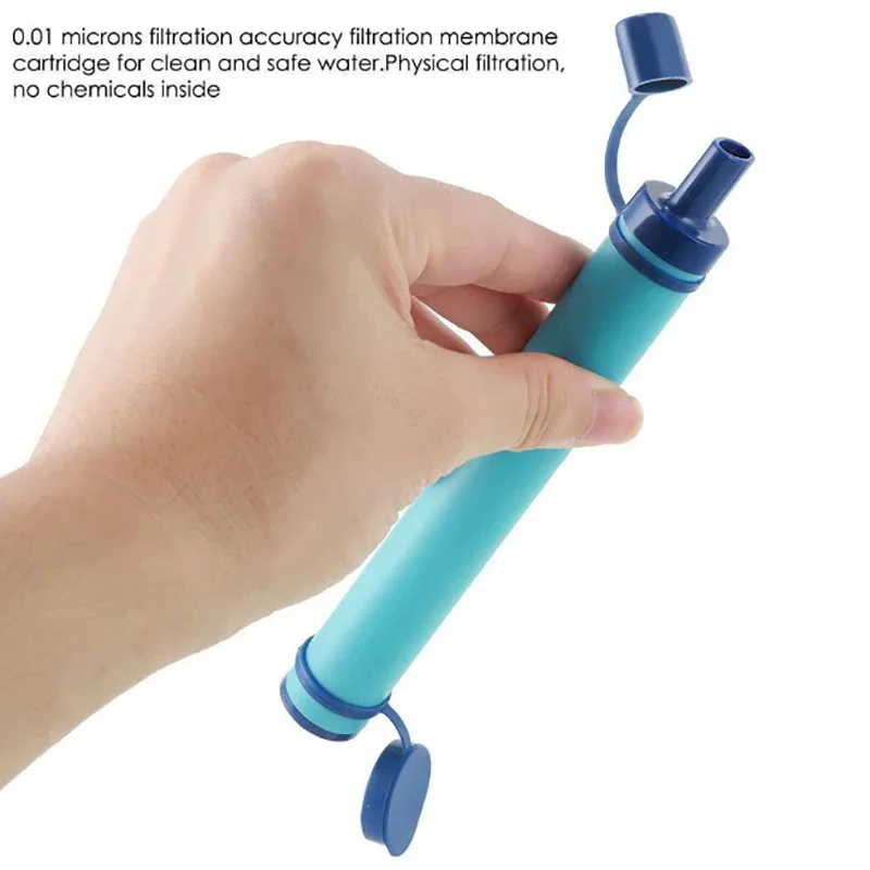 屋外ミニ浄水器ストローキャンプ浄化ポータブルハイキング浄水器 - Water Purification Straw のレビューと価格