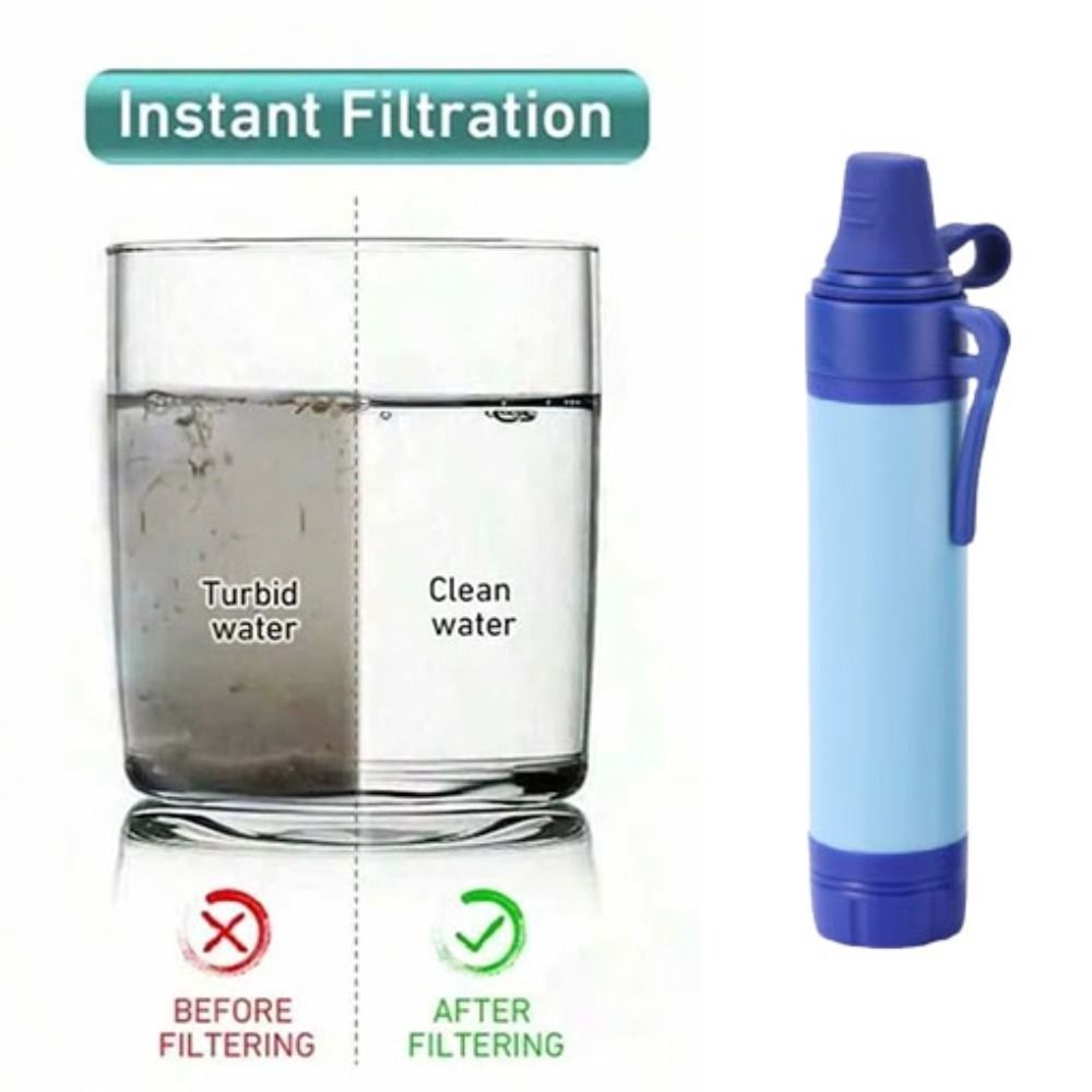 ミニミニ浄水ストロー、直接飲用可能な浄水ストロー、サバイバル - Water Purification Straw のレビューと価格
